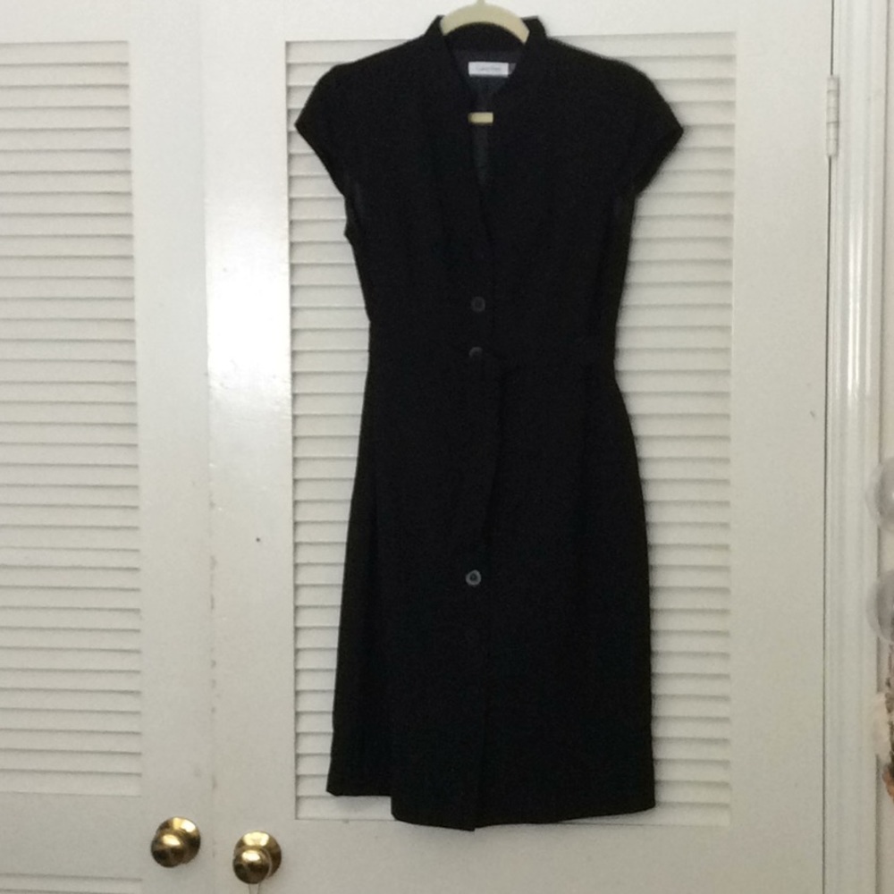 Calvin Klein Sz10 Black Dress